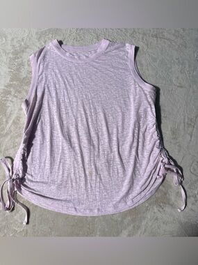 lululemon athletica Light Lavender Side-Ruched Tank